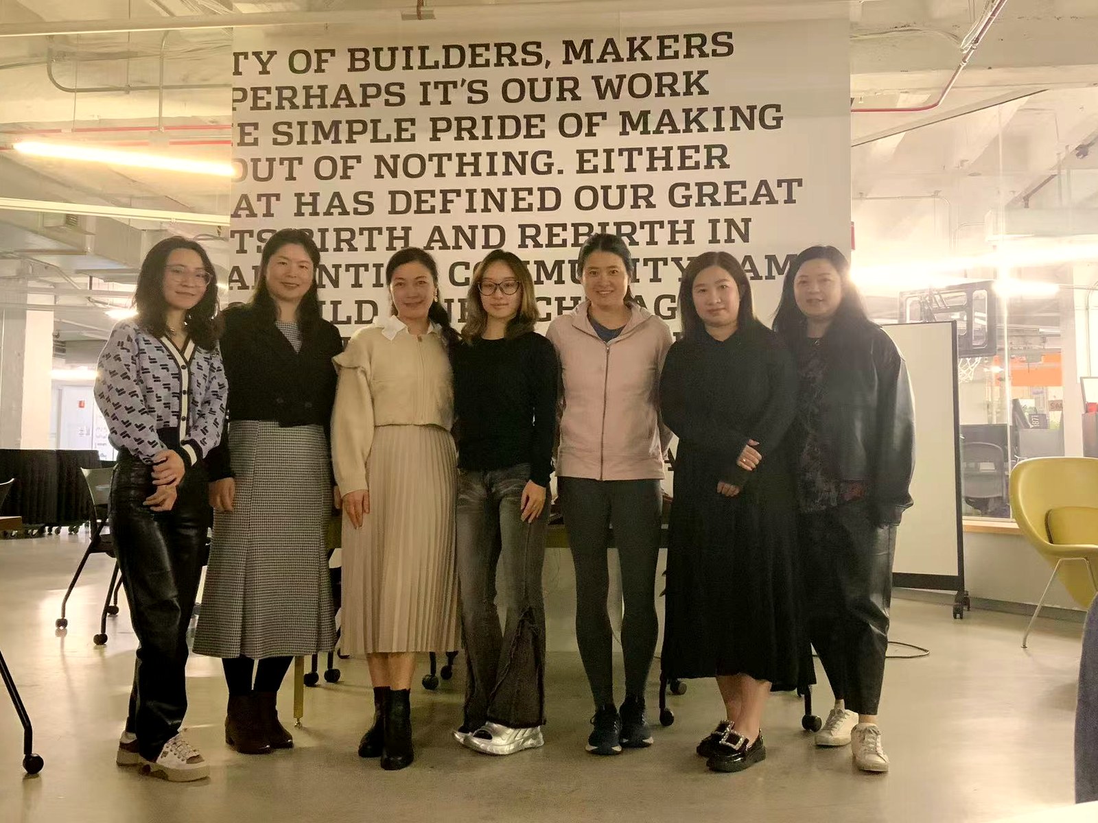 AAWA women at an in-person career growth sharing session in Chicago